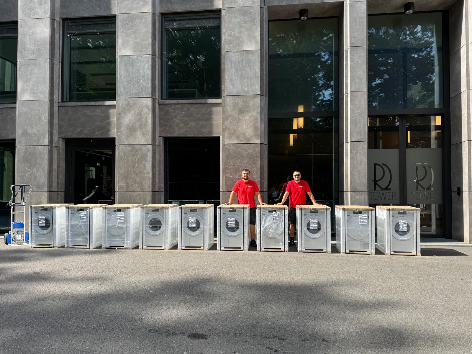 Fachgerechte Installation und Inbetriebnahme von Haushaltsgeräten in Neubauten.