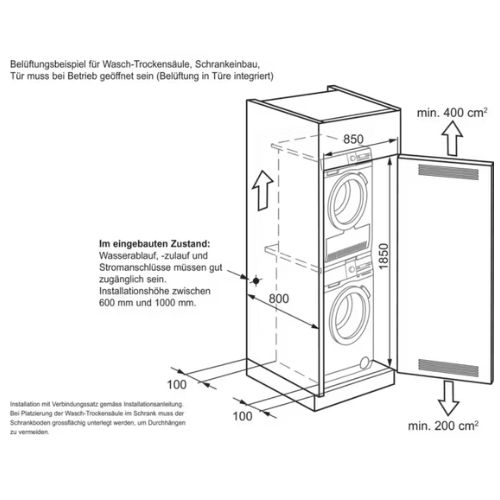 Preiswerte Variante Waschturm Electrolux – Bild 4